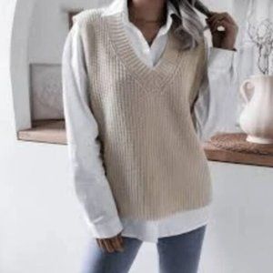 NWT Vince Camuto Sleeveless Sweater For Women size Medium